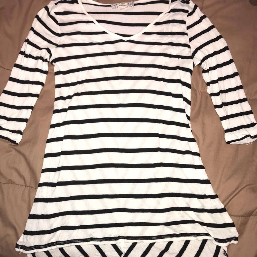 White 3/4 Sleeve Top